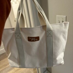 Cream Tote Bag